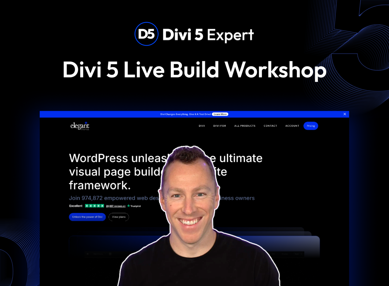 Divi 5 Live Build Workshop | Divi Life Learning